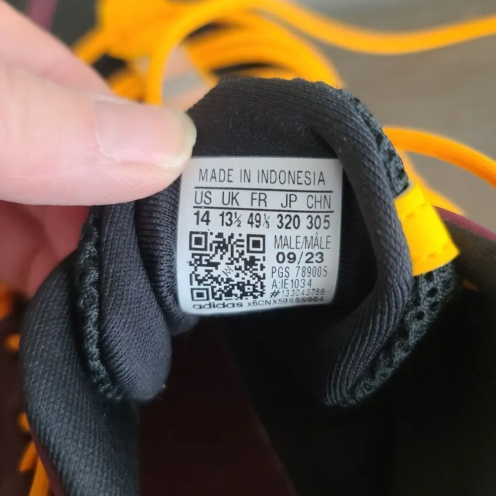 Arizona State Sun Devils Red Alphaboost V2 Mens Shoes Size 14